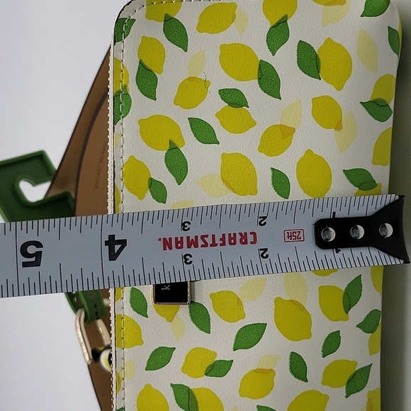 1474- Kate Spade Leather Lemon Print Fanny Pack Women's Belt Size L/XL NWT - Picture 7 of 12